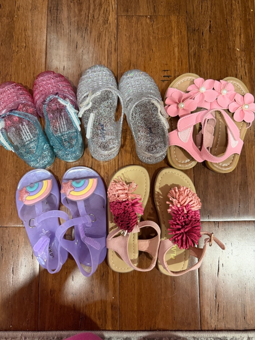 Toddler Girls sandals lot. Size 7 and size 8